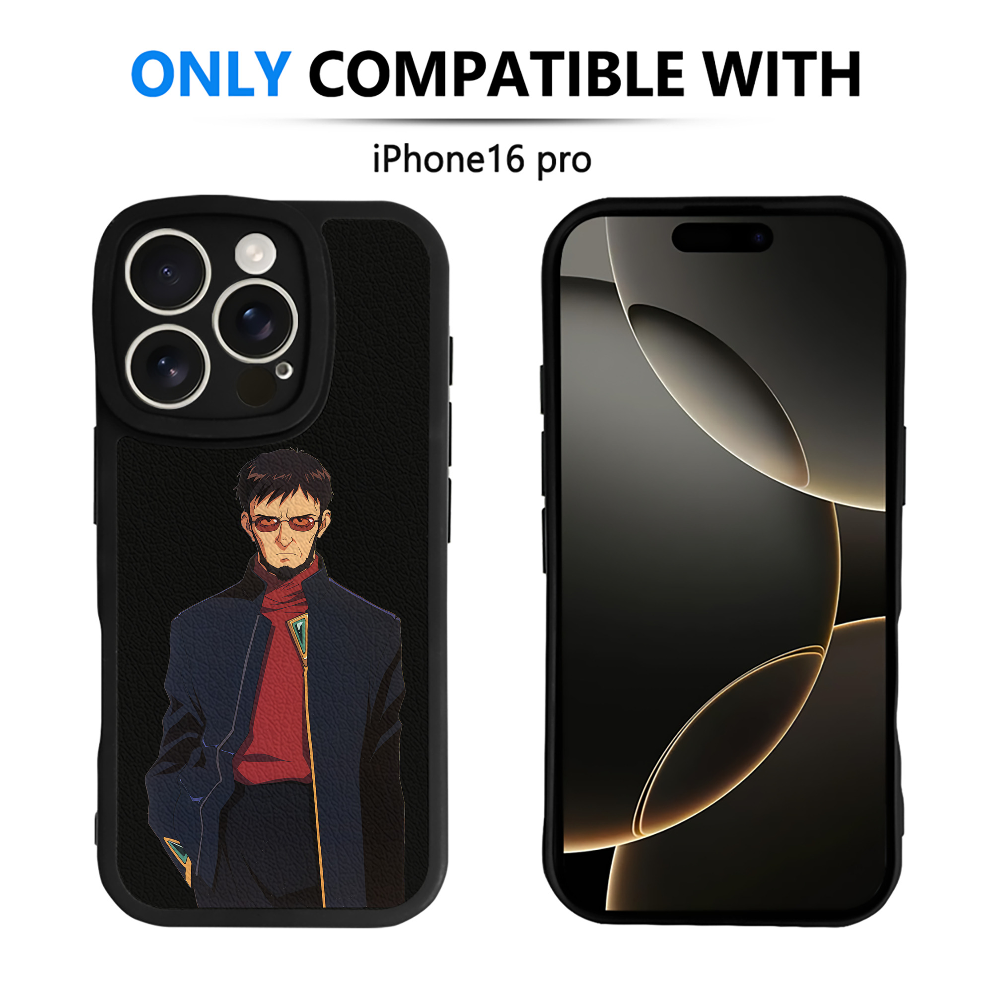 （画像用） EVA 新世紀エヴァンゲリオン 【iPhone 16シリーズ対応】シリコンスマホケース（レザー調） 材質：シリコン